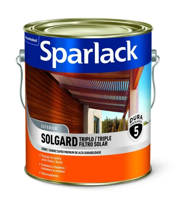 Verniz Sparlack Solgard Natural Acetinado 3,6L