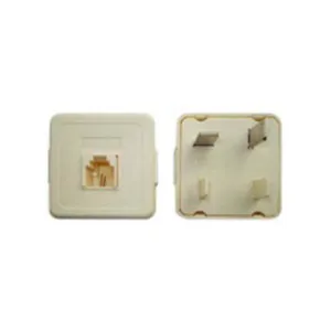 Adaptador telefônico RJ11 1 saída branco Kit-Flex