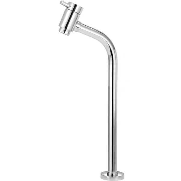 Torneira De Mesa Para Lavatório Fit 1-4 De Volta Bica Alta Cuba De Apoio 1198 Cromada - Vtm298cwb -