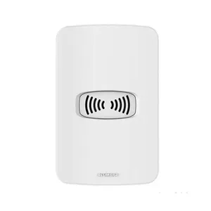 Conjunto Campainha Cigarra Bivolt 90 240V Gracia 4x2 Branco Alumbra