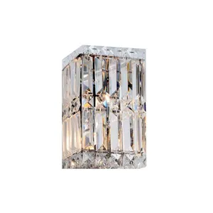 Arandela para 1 lâmpada G9 40W transparente trento cristal Altaluce