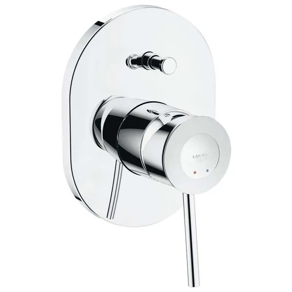 Monocomando para chuveiro BauClassic com desviador cromado Grohe