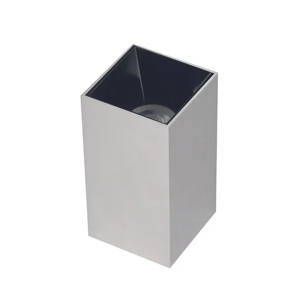 Plafon De Sobrepor High End Quadrado Branco LLumm Bronzearte