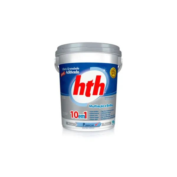Cloro aditivado para piscina Mineral Brilliance 1kg HTH