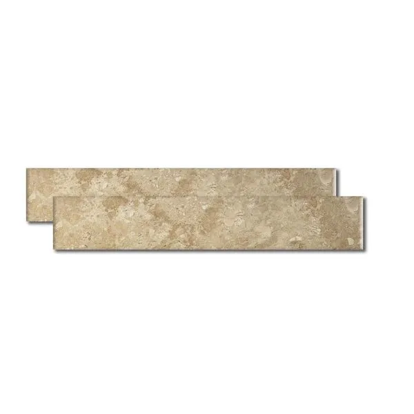 Soleira travertino 82x14cm bege Granífera