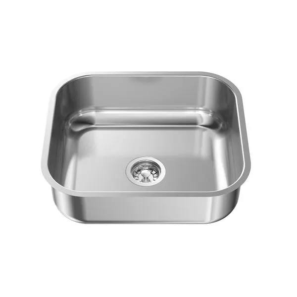 Cuba de inox para embutir Premium N31C 40x35x17cm sem ladrão Ghelplus