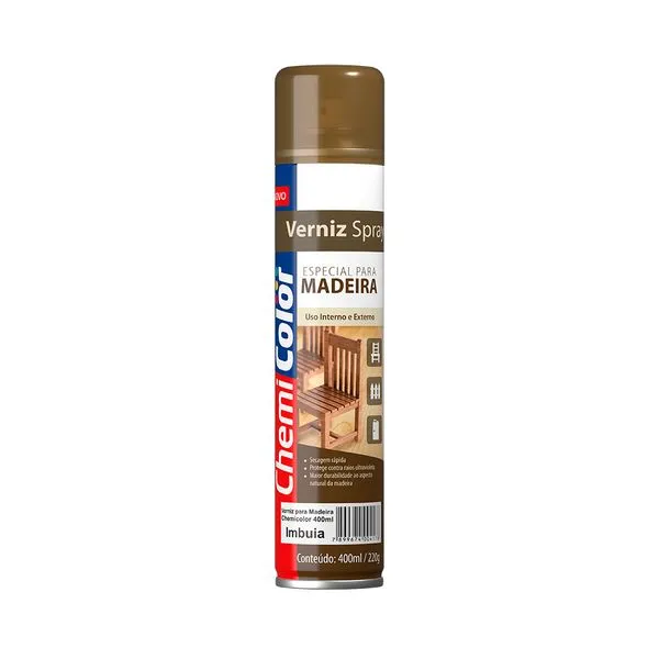 Verniz Spray 400Ml Madeira Imbuia Chemicolor