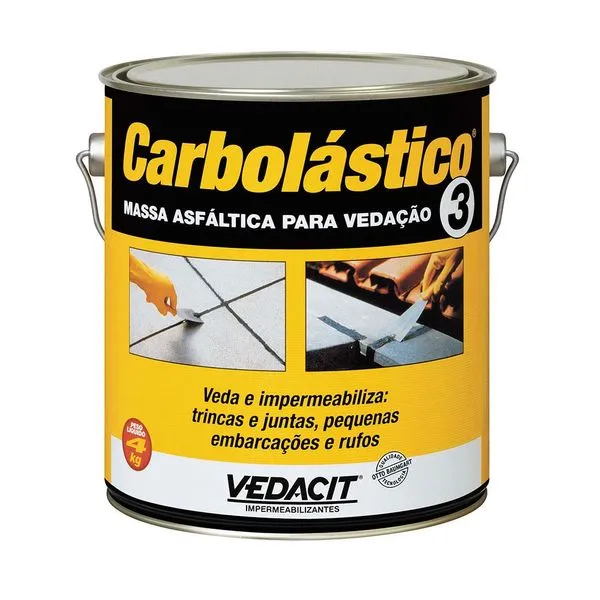 Carbolástico n.3 4 Kg Preto Vedacit