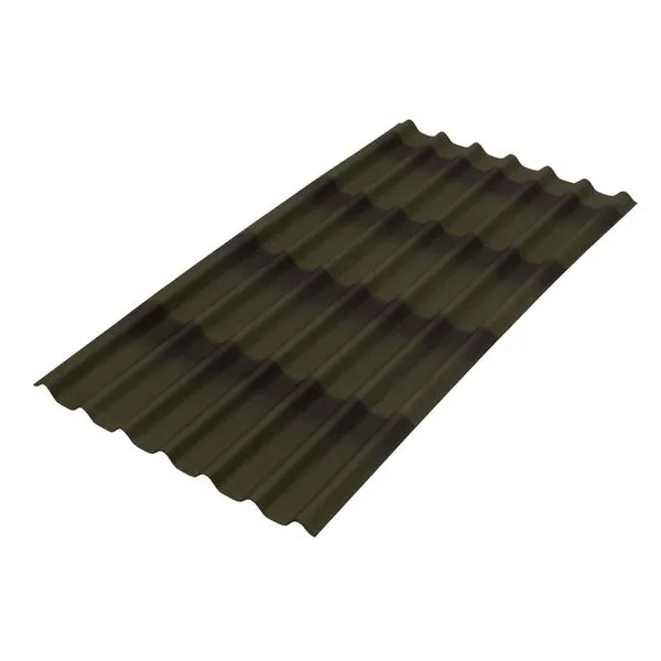 Telha Fibroasfaltica 200X95CM Stilo 3D Verde Onduline