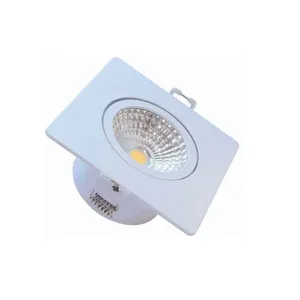 Embutido de alumínio Easyled quadrado 8,9x8,9cm LED 3W 64K branco Bronzearte