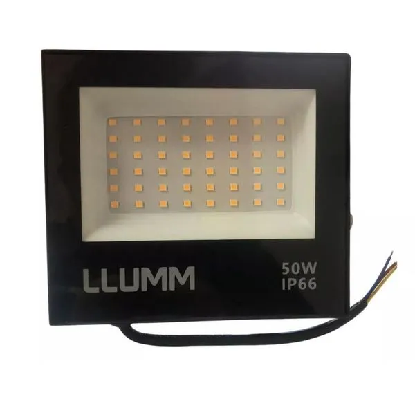 Refletor LED de Alumínio IP66 50W 3750 Lúmens Bivolt Bronzearte Refletor de LED Deep Fit 50W IP66 3750 Lúmens Luz Branca