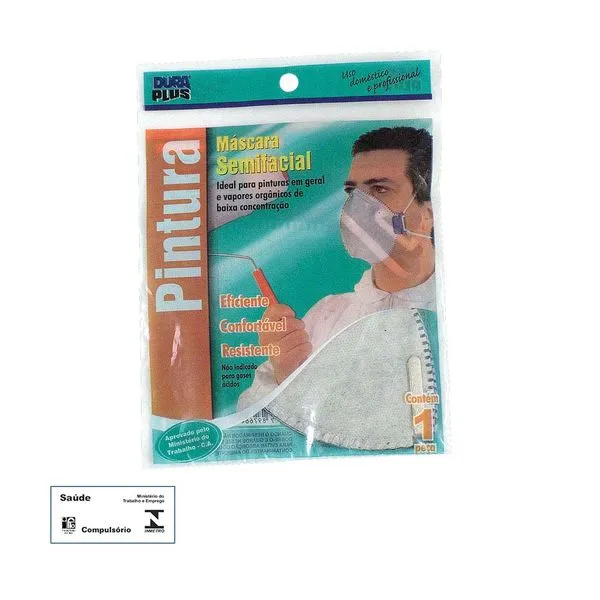 Máscara pintura de cinza Dura Plus