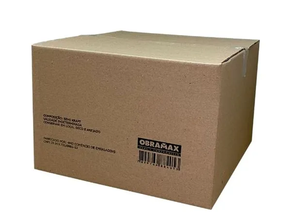 Caixa de Papelão para Mudança Reforçada Brasilbag Caixa de Papelão para Mudança Reforçada 450x450x300mm