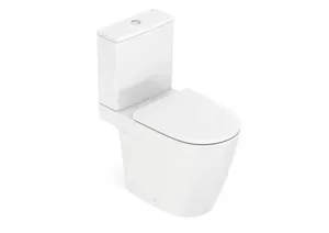 Vaso Sanitário Com Caixa Acoplada 3/6 Litros, Assento Termofixo E Complementos De Instalação Ona Branco Roca Kit Bacia Com Caixa Acoplada 3/6 Litros, Assento Termofixo E Complementos De Instalação Ona Branco Roca
