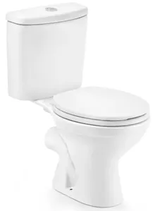 Vaso Sanitário para Caixa Acoplada 3/6L saida Horizontal Azálea Branco Roca