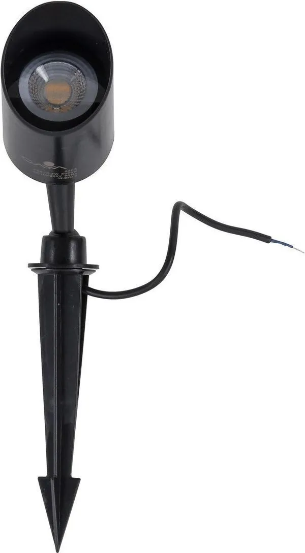 Espeto de Jardim Luminária Articulado 5W 3000K Abs Gaya 9689 Preto Bivolt