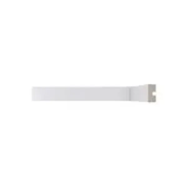 Rodameio de Poliestireno 466 Moderna Branco 30mm de Altura 2,40m Santa Luzia