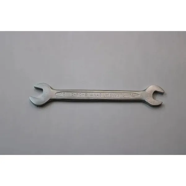Chave Inglesa Dupla Aberta em Cromo Vanádio Mate 16x17mm Novipro