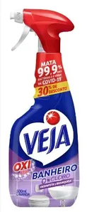 Limpador de Banheiro em Spray Antibac Lavanda 500mL Veja