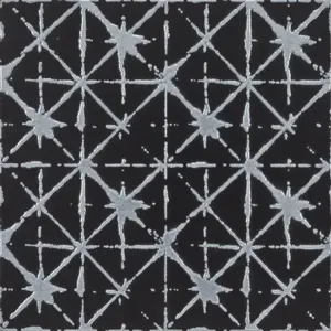 Revestimento Fibra Preto 29X29 Acetinado Caixa 9 Pecas Decortiles