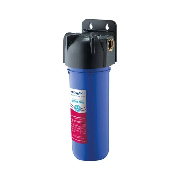 Filtro para Caixa D’Água Com Inserto Metálico 3/4 Acqua Blue 9 Com 2 Refis Acquabios