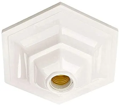 Plafon JC Branco 60W 14X14CM Pavilonis