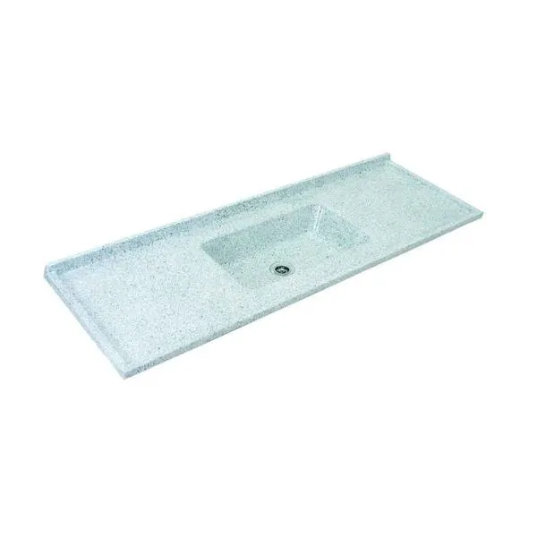 Pia de granito Granitex 180x57cm amêndoa Marsinty