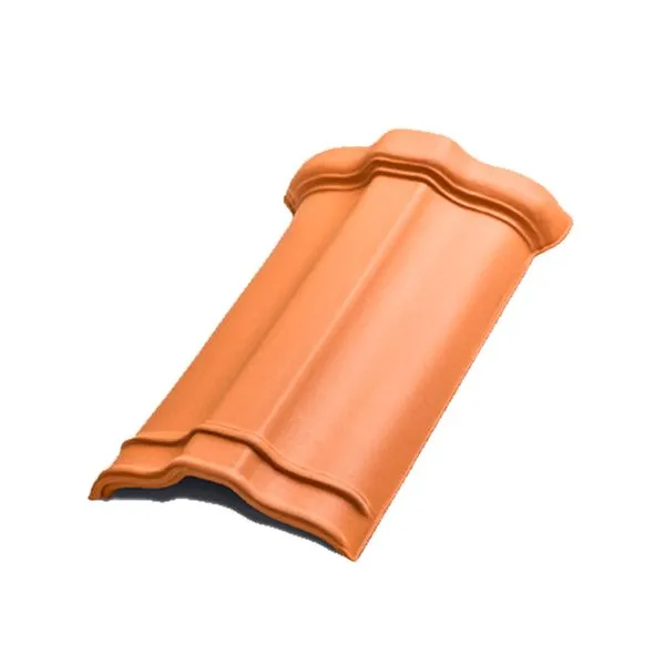 Telha cumeeira de cerâmica 40x21,5cm Faulin