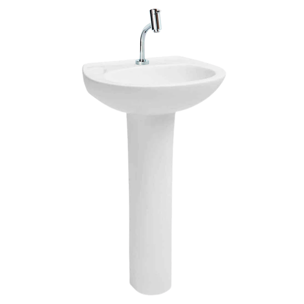 Kit Lavatório com coluna Sabará Icasa e Torneira de lavatório cromada Esteves Lavatório com coluna Sabará Icasa + Torneira de lavatório cromada Esteves