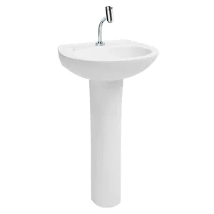 Kit Lavatório com coluna Sabará Icasa e Torneira de lavatório cromada Esteves Lavatório com coluna Sabará Icasa + Torneira de lavatório cromada Esteves