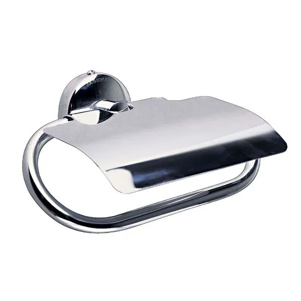 Porta papel higiênico cromado com tampa Standard Jackwal