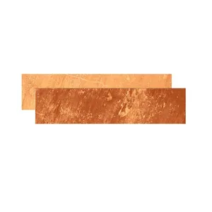 Piso cerâmico Pierini Quartzo acetinado bold C: 26,1cm x L: 12,5cm cobre