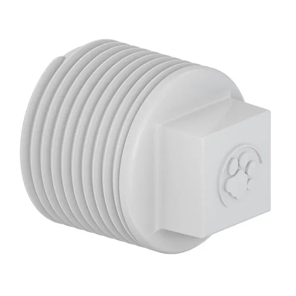 Plug Com Rosca 2" Branco Tigre