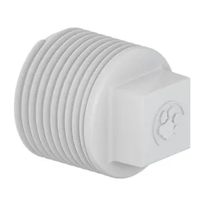 Plug Com Rosca 2" Branco Tigre