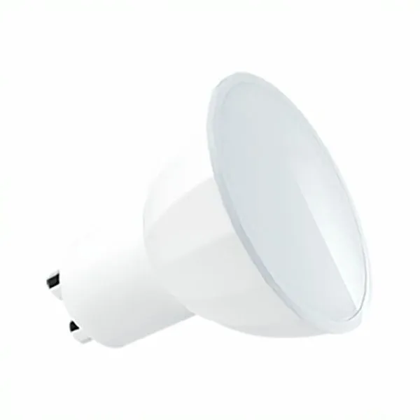 Lâmpada LED Dicroica MR16 GU10 7W Bivolt Luminatti Lâmpada de LED Dicroica MR16 7W GU10 525 Lúmens Luz Amarela