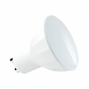 Lâmpada LED Dicroica MR16 GU10 7W Bivolt Luminatti Lâmpada de LED Dicroica MR16 7W GU10 525 Lúmens Luz Amarela