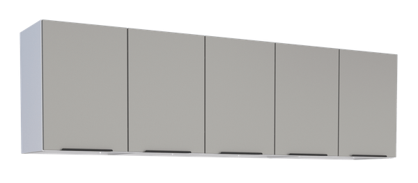 Armario Aer Aco Jupiter 192Cm Cinza Cozimax