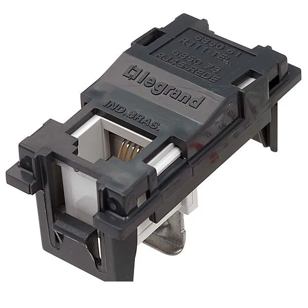 Tomada para telefone RJ11 sem tampa Vela 685061 Pial