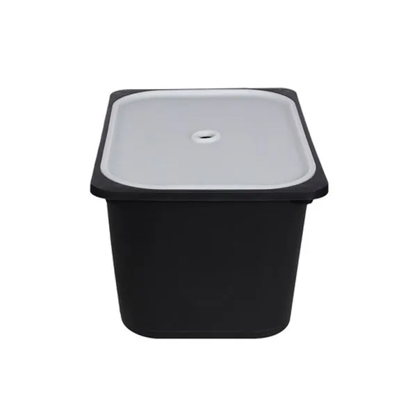 Caixa Plástica 38X24 M Preta Huya Grifit