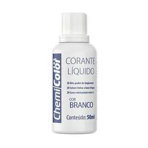 Corante Líquido Branco 50Ml Chemicolor
