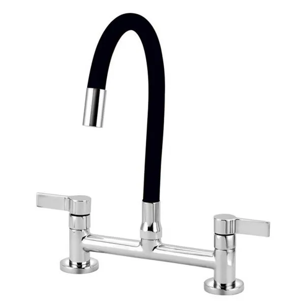 Misturador de Mesa para Cozinha Esteves VMM465CWC 1/4 de Volta Preto Misturador de Mesa Cozinha 1/4V VMM465CWC Preto Esteves