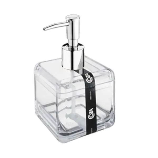 Porta sabonete líquido Cube 330ml cristal Brinox