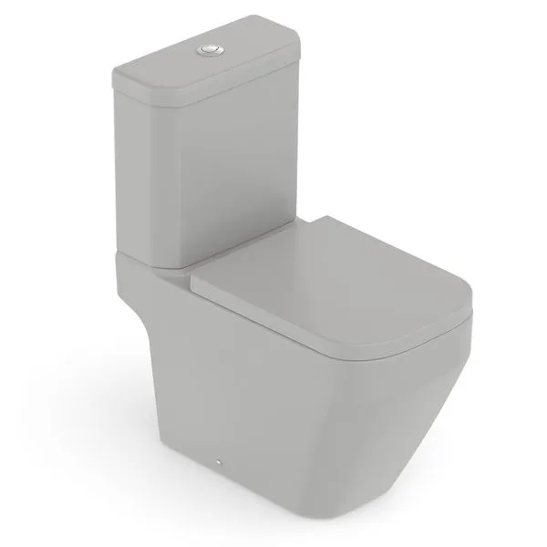Vaso Sanitário com Caixa Acoplada e Acessórios de Instalação Assento Termofixo Prime Stone Incepa