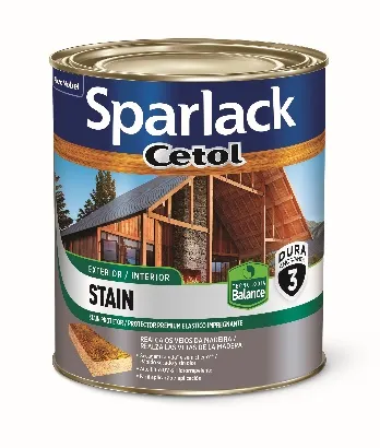 Verniz Stain Balan Ac Uv Glass 900ml Sparlack B Agua