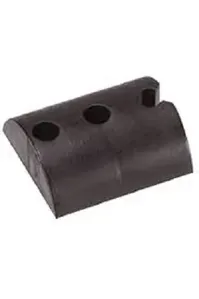 Calco Para Telha Pequena Ondulada 3 Furos Preto 04 Peças Fixtil