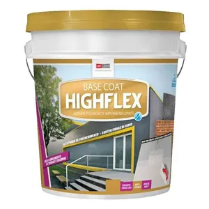 Base Coat Cimentícia Anti Trinca Highflex Branca 4Kg Drylevis Base Coat Cimentícia Ant Tr Highflex Branco 4kg Parede Ext e Fachada