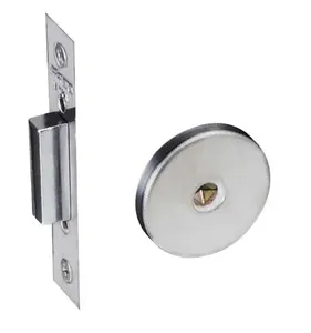 Trava de Segurança Roseta Redonda Tetrachave 02 Peças Inox Polido