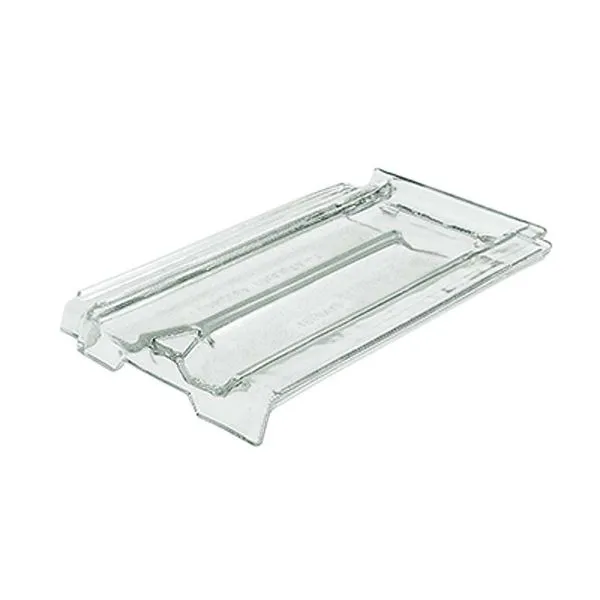 Telha de Vidro Francesa Paulista T 40X24cm Ibravir