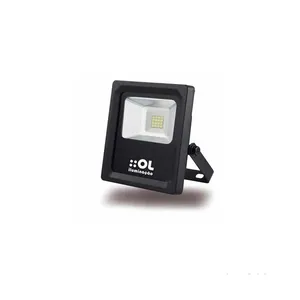 Refletor LED 10W 6500K bivolt preto OL