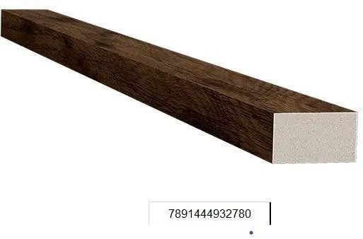 Ripa de Poliestireno Santa Luzia Ipê Escuro 16mm 3cm 280cm Kit com 2 Unidades